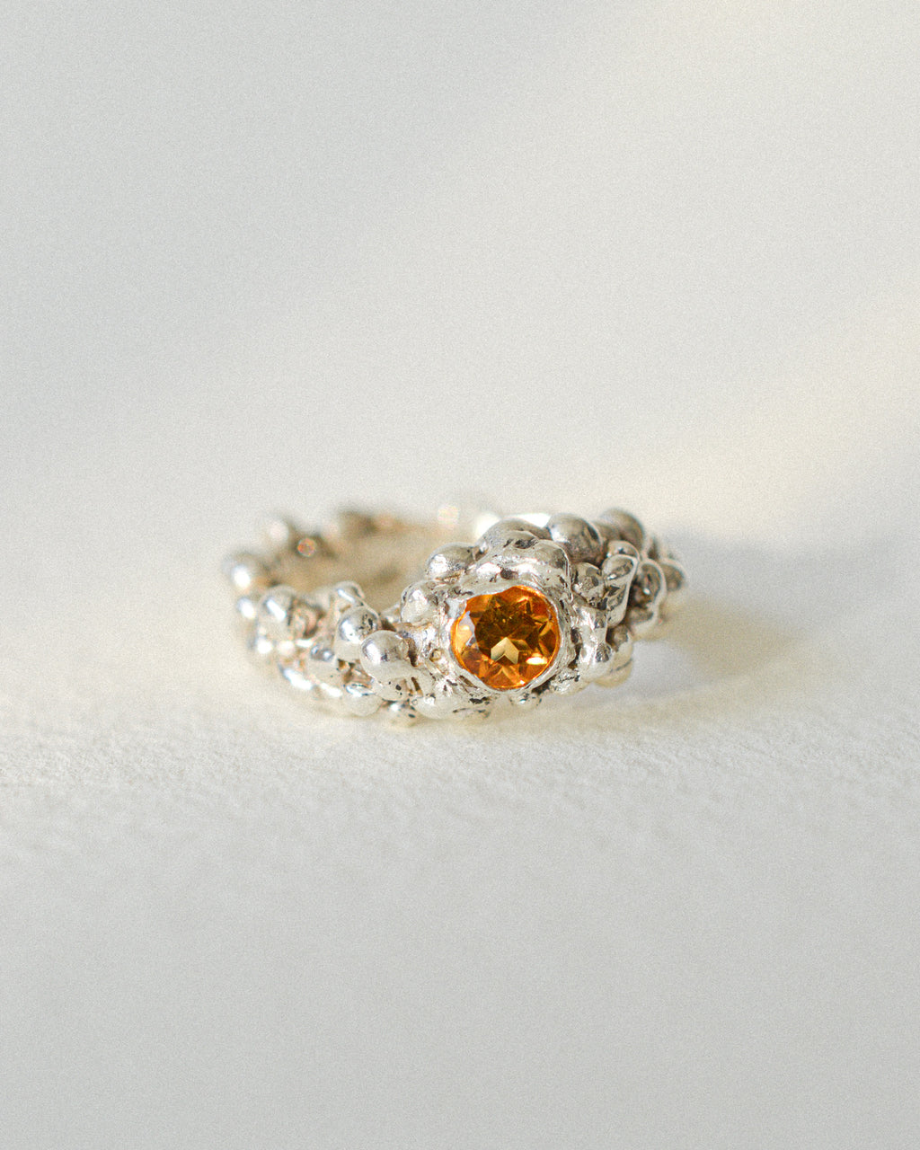 Citrine Drop Ring