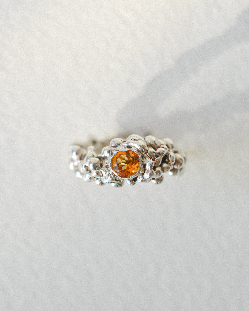 Citrine Drop Ring