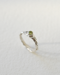 Peridot pinky ring