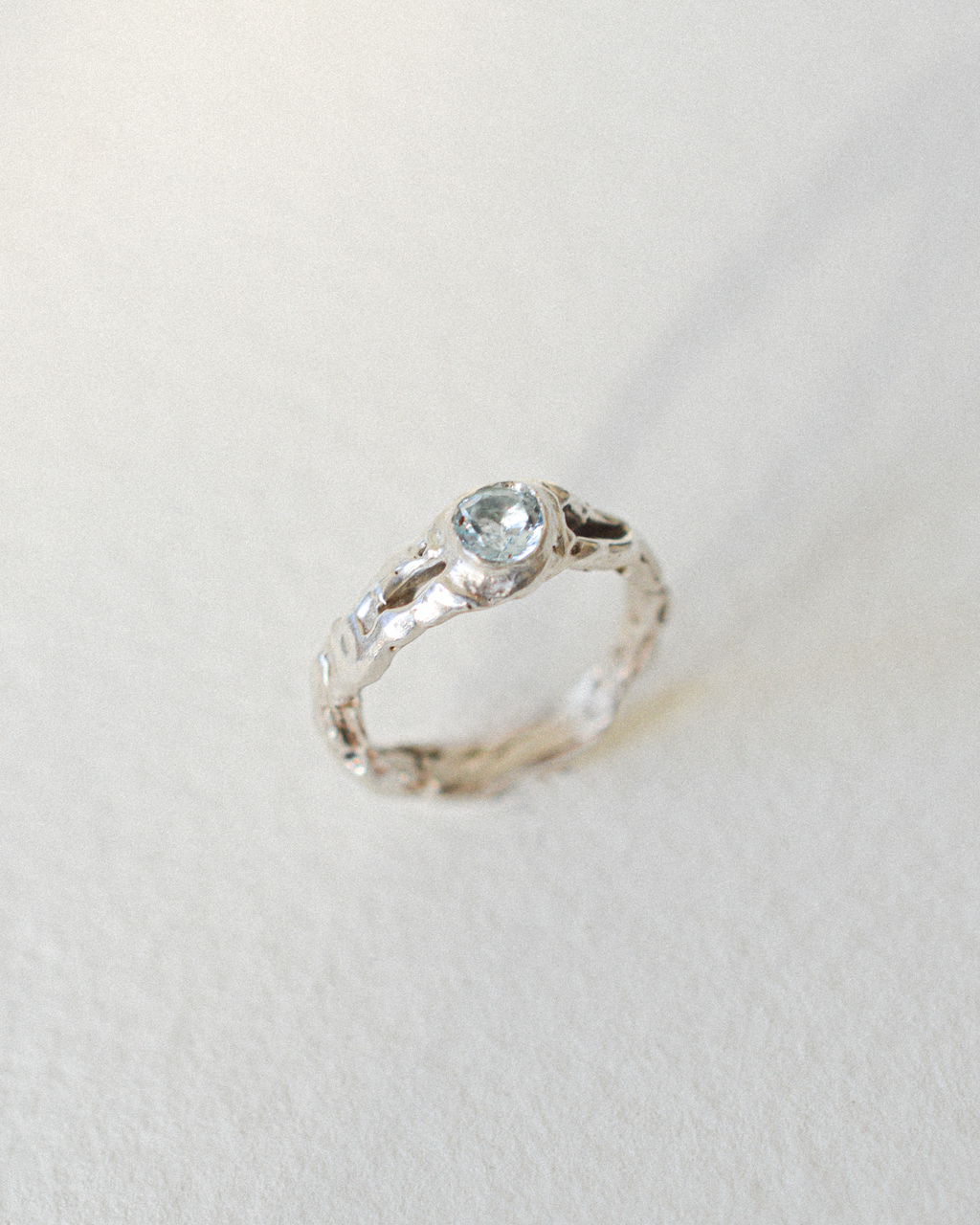 Blue Topaz Pinky Ring