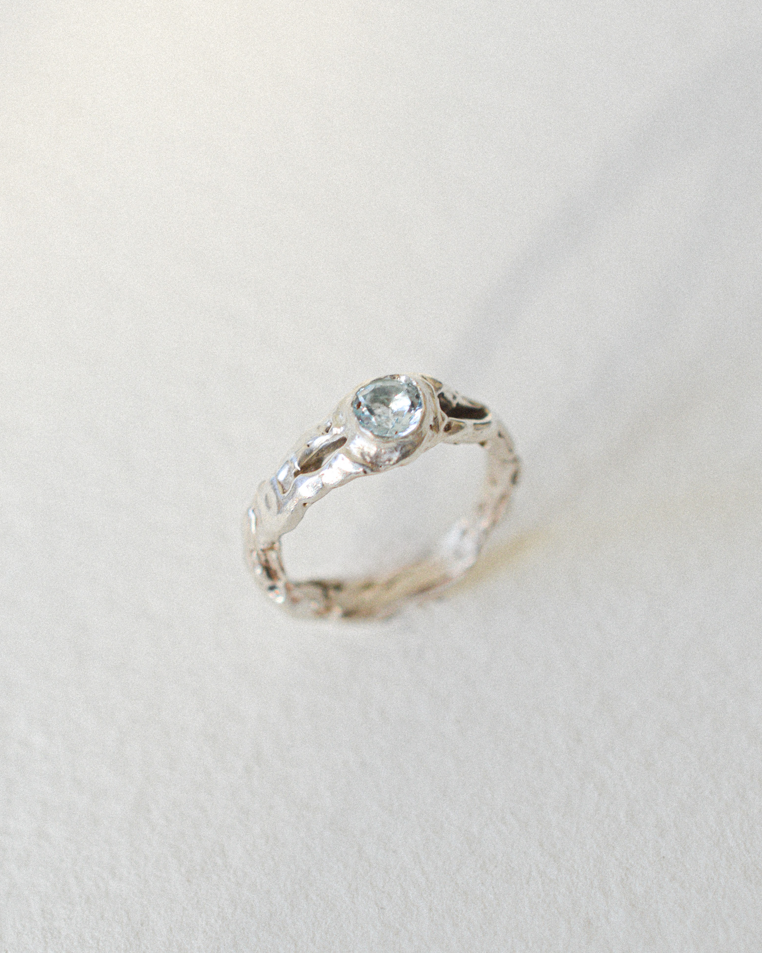 Blue Topaz Pinky Ring