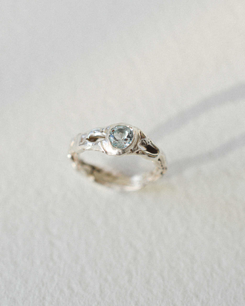 Blue Topaz Pinky Ring
