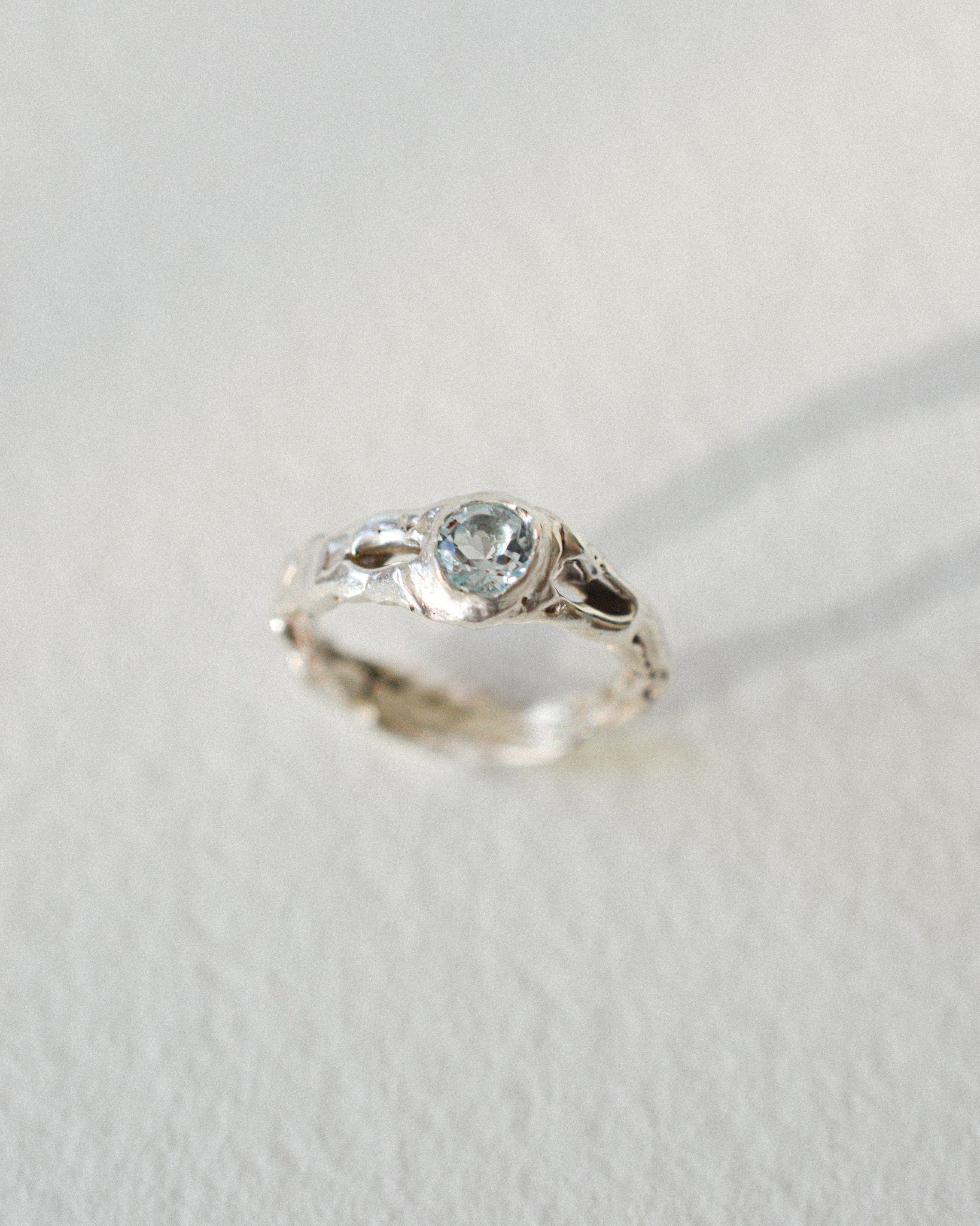 Blue Topaz Pinky Ring