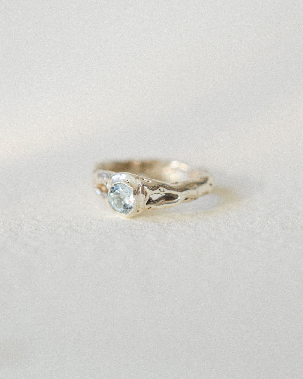Blue Topaz Pinky Ring