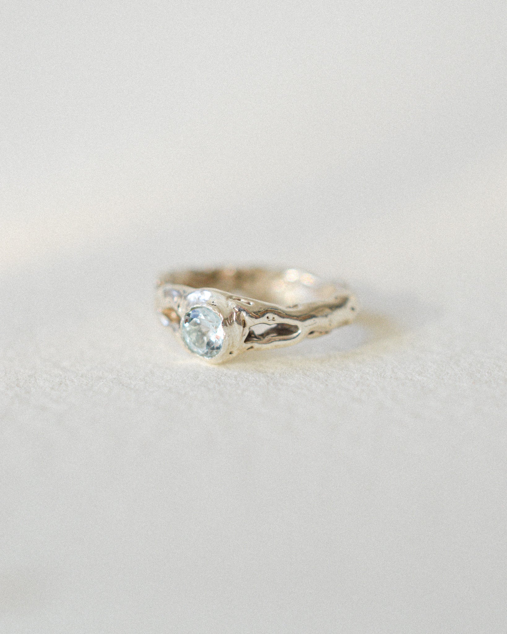 Blue Topaz Pinky Ring