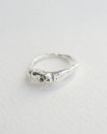 Chunky tiny sapphire ring