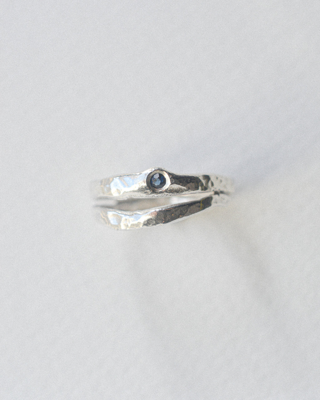 Double sapphire ring